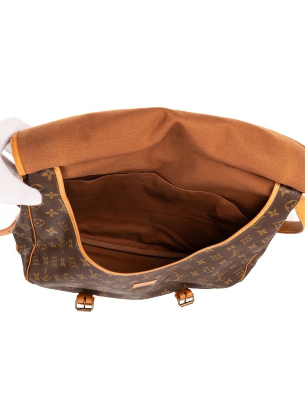 Louis Vuitton Saumur 43 Brown Monogram Canvas - Picture 9 of 11